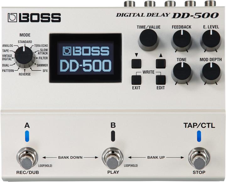 Actual product image BOSS DD-500 musical instrument amplifier part/accessory footswitch/controller