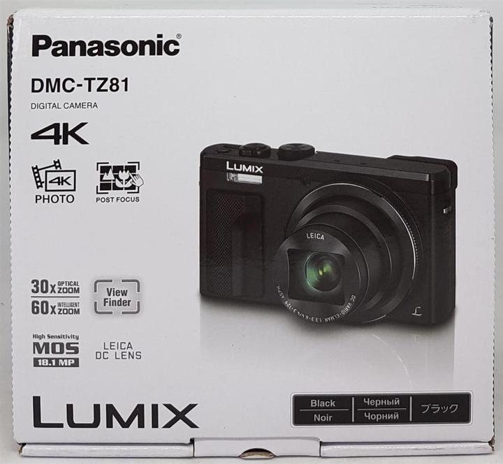 Image du produit Panasonic Lumix TZ81 (24 - 720 mm, 18.10 Mpx, 1/2,3'')