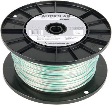 Immagine prodotto Audiolab Cavo di rete, rotondo, trasparente, 2x0,75mm2, 100m (100 m)