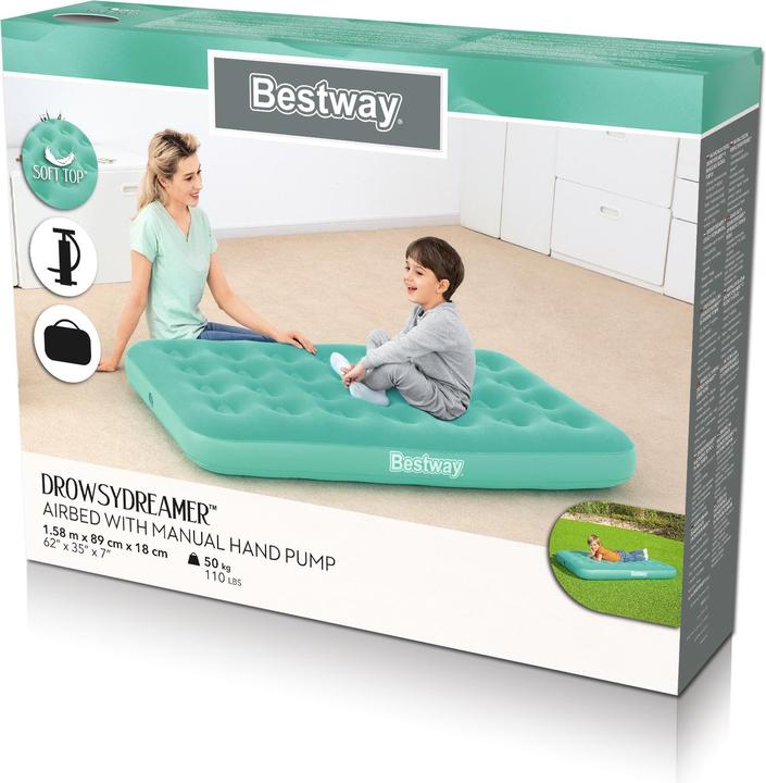 Image du produit Bestway Lit gonflable pour enfants DrowsyDreamer avec pompe à main manuelle