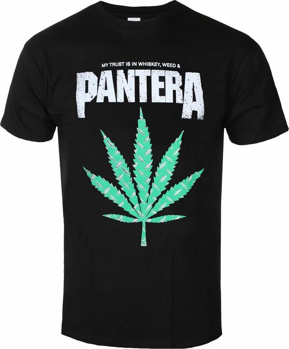 Pantera Unisex Adult Whiskey 'n Weed Cotton T-Shirt