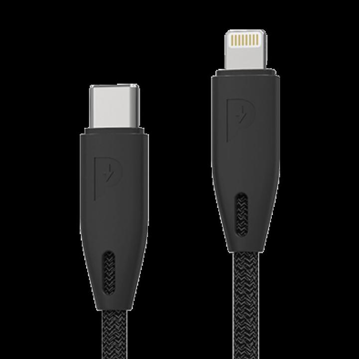 Actual product image Powerology Braided USB-C to Lightning Cable 1.2M (1.20 m, USB 3.2 Gen 1)