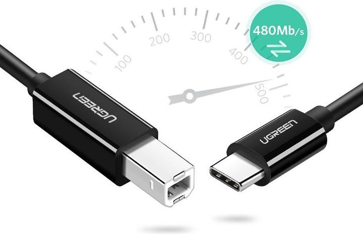 Produktbild Ugreen Usb Typ C – USB Typ B (1 m, USB 2.0)