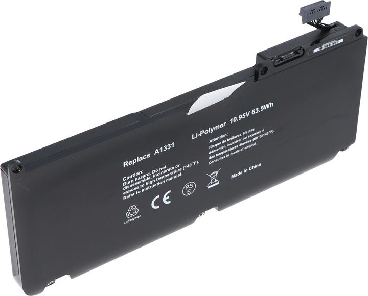 Image du produit AccuCell Akku passend für den Apple Akku A1331, A1342 Akku MacBook Pro 17 (6 cellules, 5800 mAh)