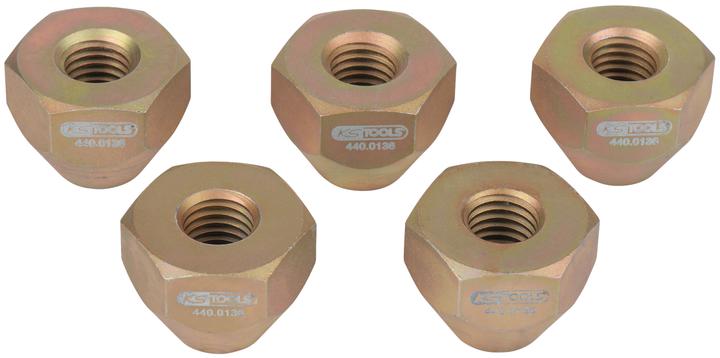 Actual product image KS Tools Special nut set, 5 pcs, M14x2 (M14)