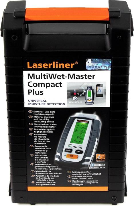 Produktbild Laserliner MultiWet-Master Compact Plus Materialfeuchtemessgerät Temperaturmessung