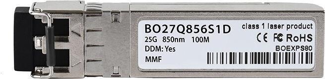 Actual product image BlueOptics Compatible Dell 407-BCGJ BO27Q856S1D SFP28 Transceiver, LC Duplex, 25GBASE-SR, Multimode Fibre, 85