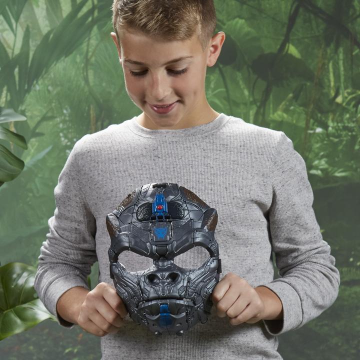 Immagine prodotto Transformers : L'ascesa delle bestie giocattolo, Optimus Primal, maschera da gioco di ruolo 2 in 1