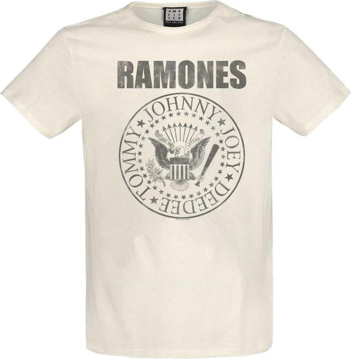 Image du produit Amplified - T-shirt style Ramones VINTAGE SHIELD - Adulte (3XL)