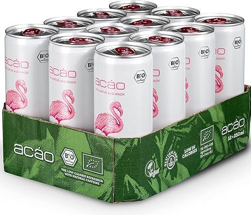 Produktbild Acáo Erfrischungsgetränk Tray mit Pink Grapefruit & Guarana Bio (12 x 25 cl)