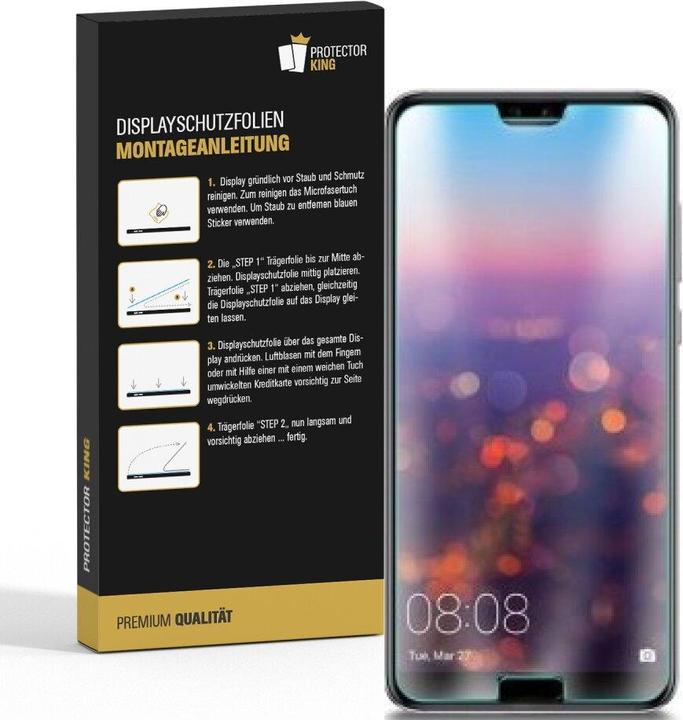 Actual product image Protectorking 6x Panzerfolie Anti-Shock matt entspiegelt (6 Piece, Honor 10)