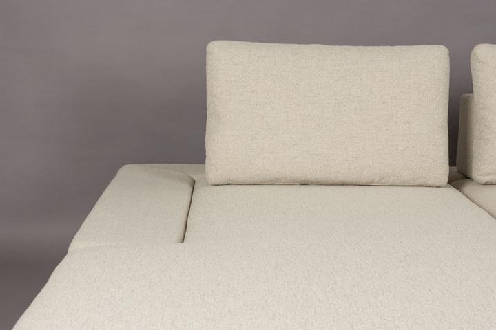 Actual product image Dutchbone Shelly Sofa Off-White Left Chaise Longue