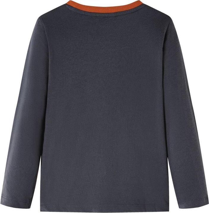 Immagine prodotto VidaXL Camicia a maniche lunghe per bambini Antracite 92,Materiale: 100 (92)