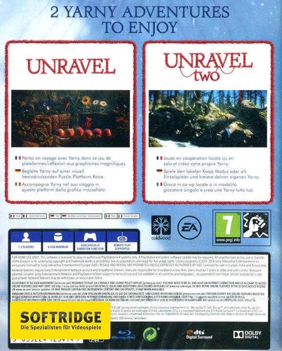 Image du produit EA Games Unravel Yarny Bundle, PS4 (PS4, Multilingue)