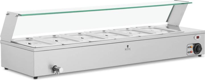 Actual product image Royal Catering Bain Marie - 6 GN 1/3 containers -
