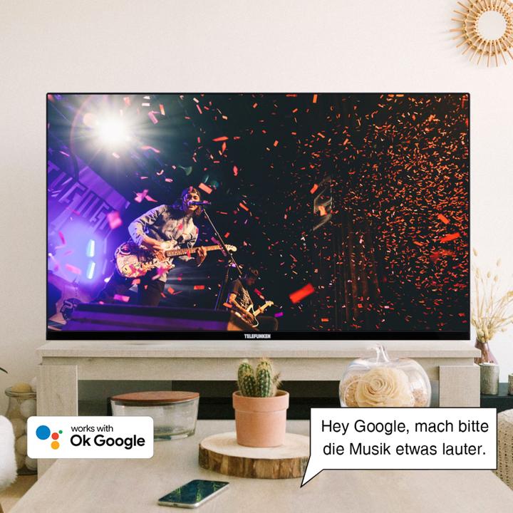 Immagine prodotto Telefunken XF43AN750M (108 cm (43 pollici), nero, FullHD, triplo sintonizzatore, SmartTV, sistema operativo (43", LED, Full HD, 2023)