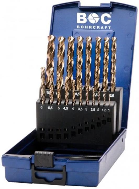 Produktbild Bohrcraft Bohrer-Kassette DIN338RN HSS Co5 ø 1-10 mm 19-teilig (1.0-10 mm)