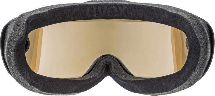 Actual product image Uvex Sports Comanche Take Off Polavision ski goggles (colour: 2030 black mat, mirror orang