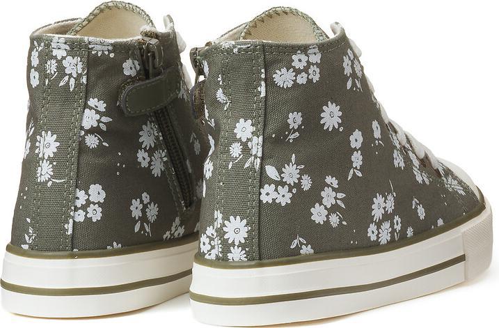 Actual product image La Redoute Collections High sneakers with floral pattern (38)