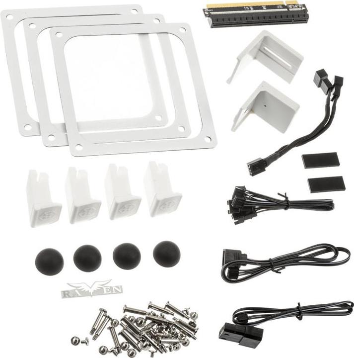 Produktbild Silverstone Tower SST-RVZ03W-ARGB weiss (Mini-ITX)
