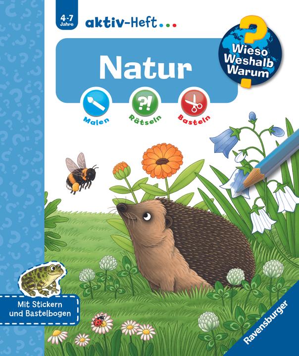 Produktbild Ravensburger Wieso? Weshalb? Warum? aktiv-Heft: Natur (Deutsch, Ruby Warnecke, 2023)