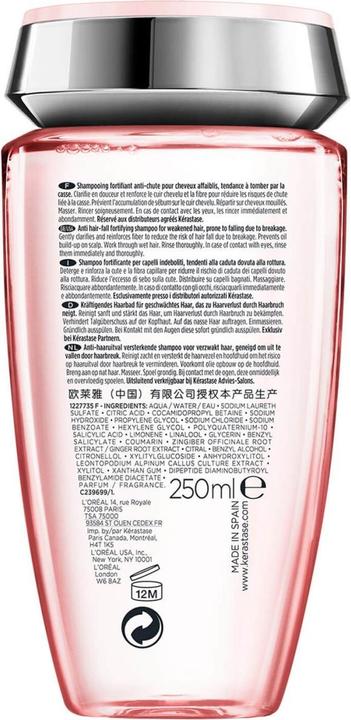 Actual product image Kérastase Genesis Bain Hydra-Fortifiant (250 ml, Liquid shampoo)