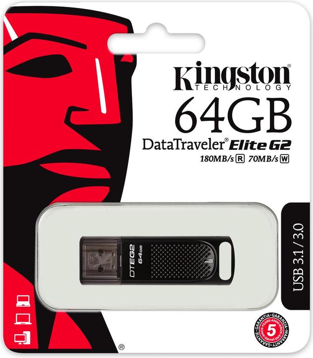 Actual product image Kingston DataTraveler Elite G2 (64 GB, USB-A)