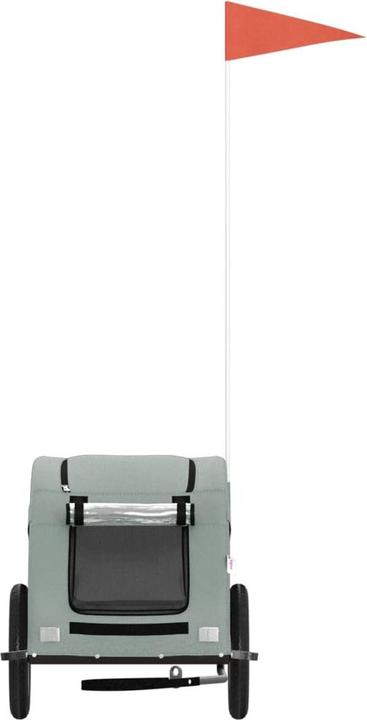 Actual product image VidaXL Fahrradanhänger Hunde Oxford-Gewebe und Eisen
