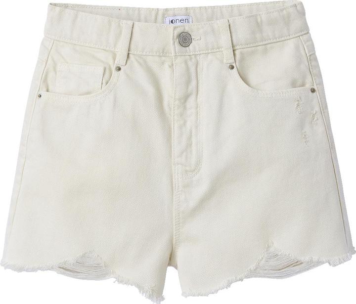 Jonen Mädchen Jeans-Shorts mit Used-Effekt
