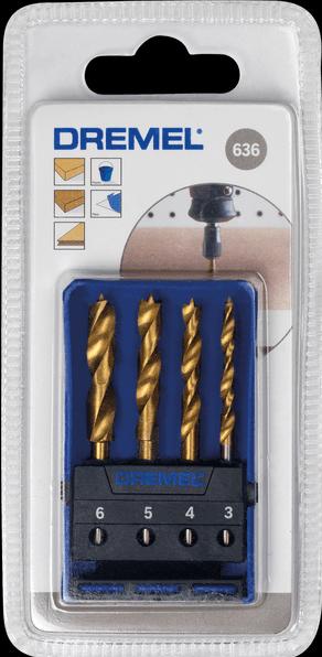 Actual product image Dremel Wood drill bit set Ø 3.0 / 4.0 / 5.0 / 6.0 mm (4 pieces) (3, 4, 5 and 6 mm)