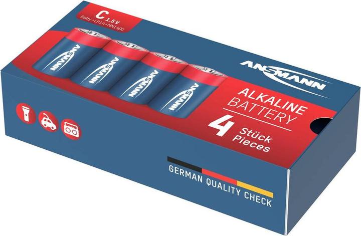 Produktbild Ansmann Baby (C)-Batterie Alkali-Manga (4 Stk., C)