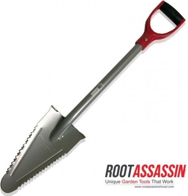Actual product image Swissdetector Root Assassin stainless steel shovel