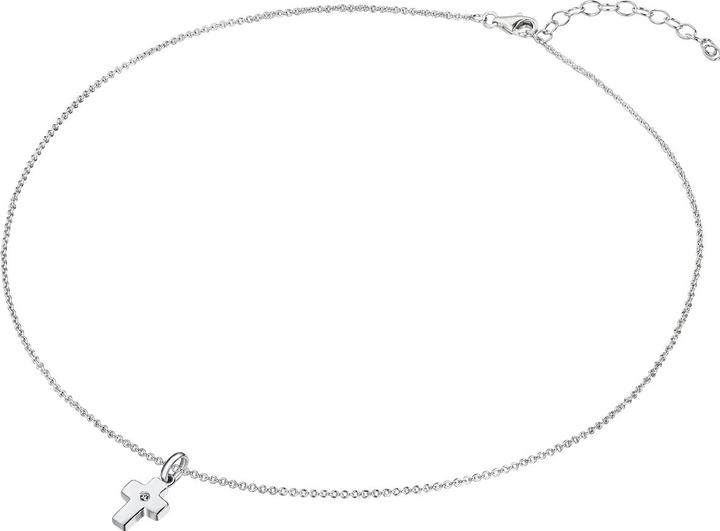 Immagine prodotto Lulu & Jane Croce in argento con diamante - 33466 (Argento)
