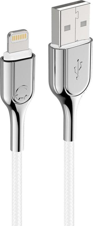Image du produit Cygnett Câble blindé Lightning vers USB-A 2M -Wh (2 m, USB 3.0, 12 W)