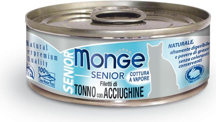 Image du produit Monge Jelly Cat Senior thon & anchois (Senior, 1 pcs, 80 g)