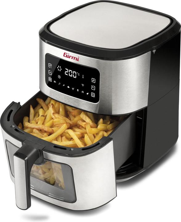 Actual product image Girmi FG8800 Deep Fryer Single 6.5 L Independent 1700 W Hot Air Fryer Black, Steel i