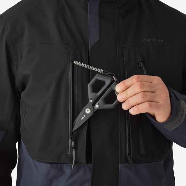 Produktbild Caperlan Angeljacke FJ 500 WPF wasserdicht Herren grau/schwarz (XXL)