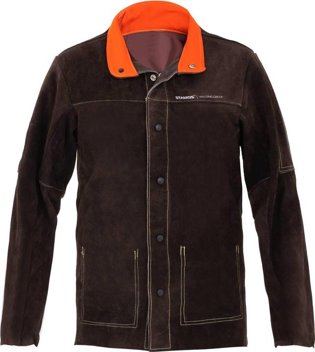 Produktbild Stamos Schweiss Jacke "L" Schweisserjacke Echtes Rindsleder Gr L Leder Schweissen (L)