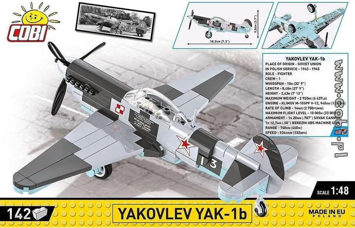 Produktbild Cobi Historical Collection 5863 - YAKOVLEV YAK-1B Easy Planes