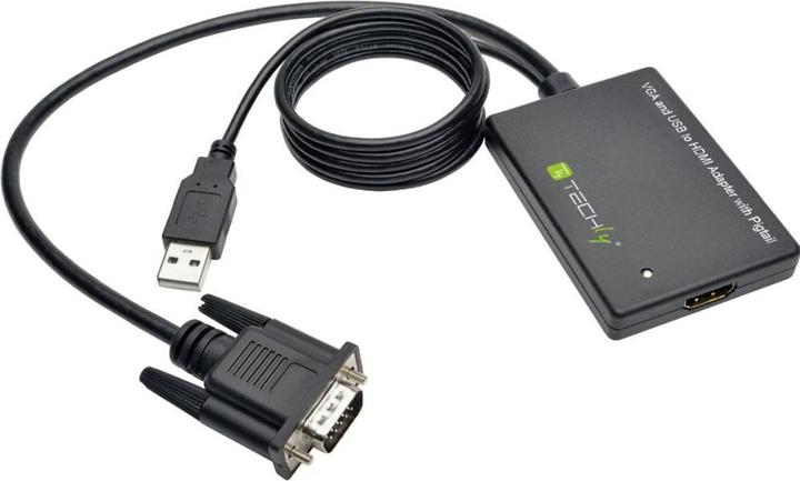 Image du produit Techly Convertisseur AV IDATA-HDMI-VGA3 (1 m, VGA)