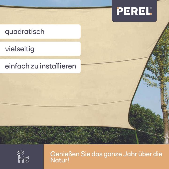Actual product image Perel Solar sail water permeable (500 x 500 cm)