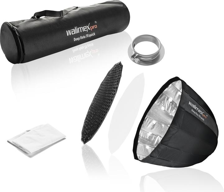 Produktbild Walimex pro pro Studio Line Beauty Dish QA105 + Softboxadapter Hensel EH/Richter (Beauty Dish, 105 cm)