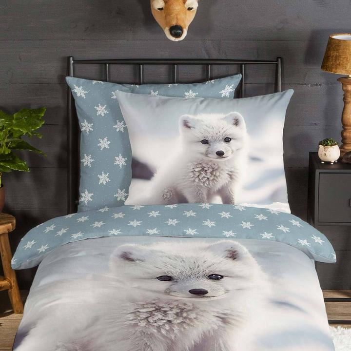 Produktbild Traumschlaf Polarfuchs (Duvetbezug, 135x200 cm + 80x80 cm)