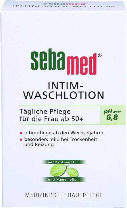 Sebamed Intimate washing lotion daily care for women over 50+, 200 ml liquid soap (200 ml, Intimate washing lotion)