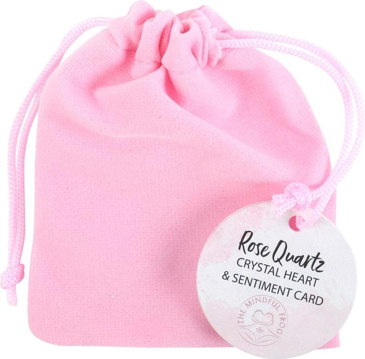 Produktbild Something Different Kristall I Love You Rosenquarz Herz