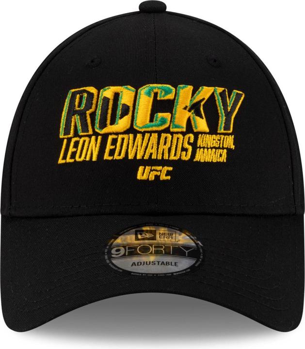 Actual product image New Era 9Forty Strapback Cap - UFC MMA Leon Edwards