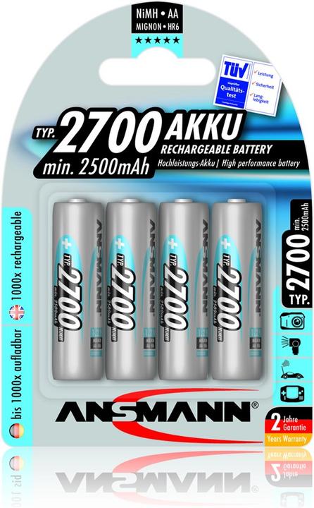 Produktbild Ansmann Premium (1 Stk., AA, 2500 mAh)