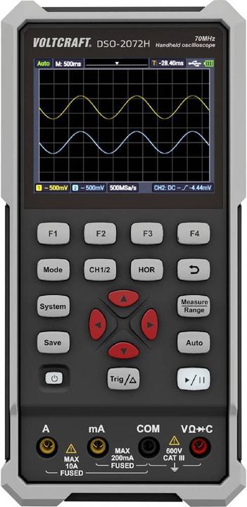Voltcraft Digital Oszilloskop 3 in 1 (CAT II 400V)