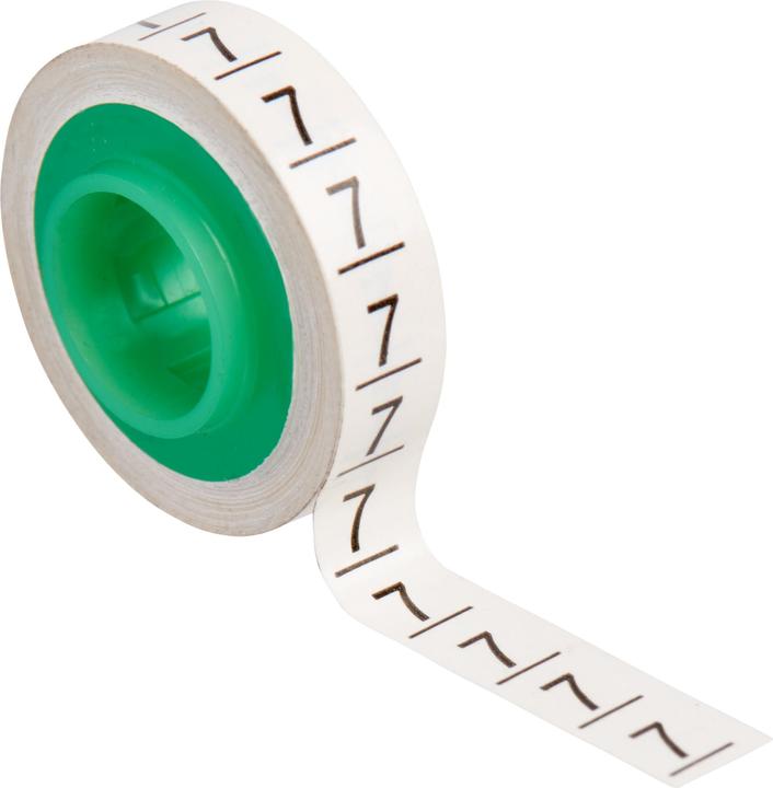 Produktbild 3M Scotchcode™ Kabelmarkierer-Nachfüllrollen Ziffer "7" 80-6114-2800-6 Inhalt: 3 Rolle(n) (80-6114-2800 (8 mm)