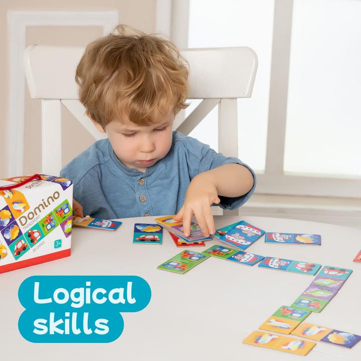 Immagine prodotto Montessori DOMINO. Animali giocattoli